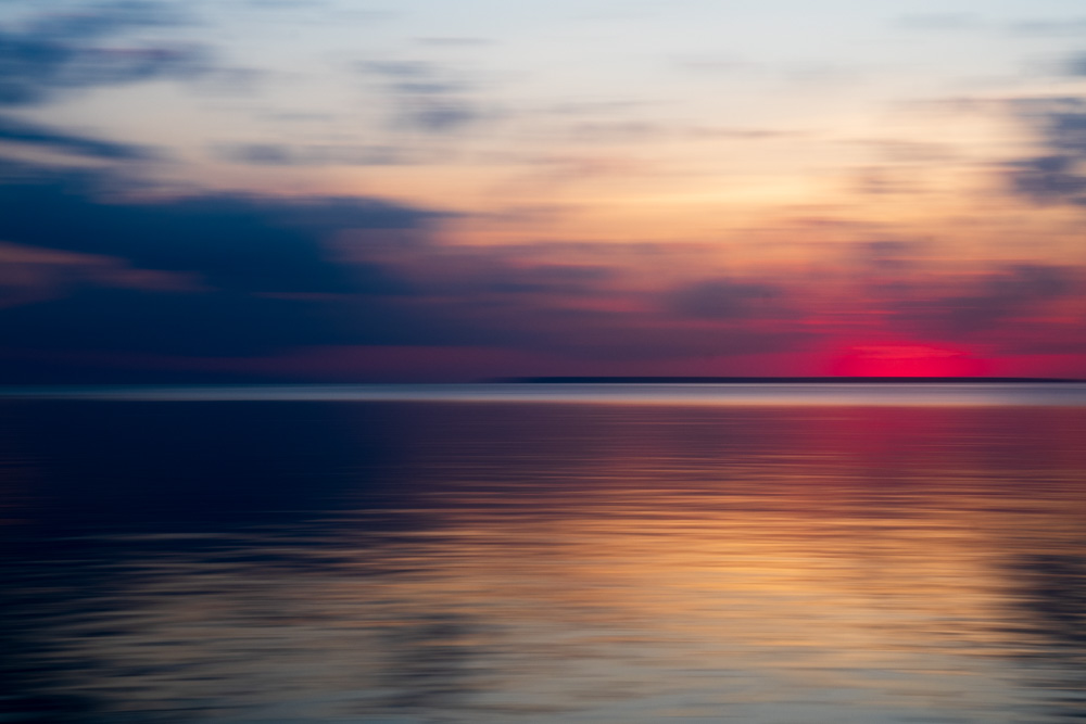 Lake Michigan, facing east. 2020.